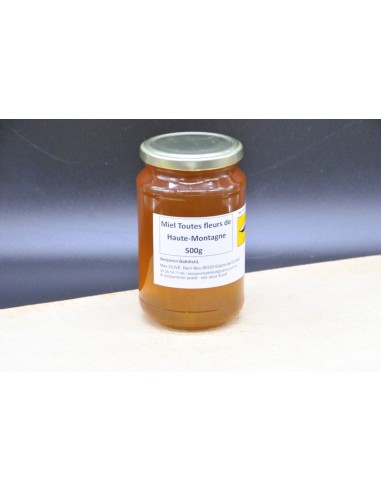 Miel Bio toutes fleurs de haute montagne