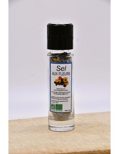 Moulin Sel aux fleurs Bio