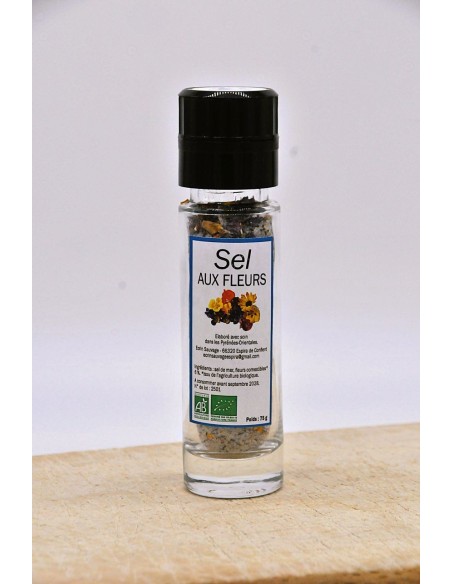 Moulin Sel aux fleurs Bio