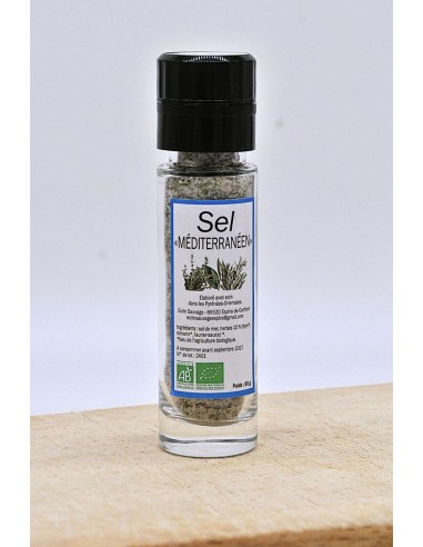 Moulin Sel "Méditerranéen" Bio