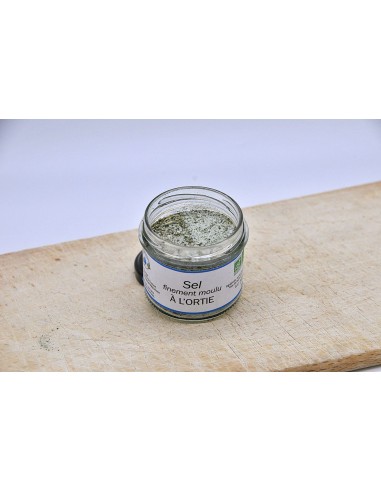 Sel finement moulu à l'ortie Bio