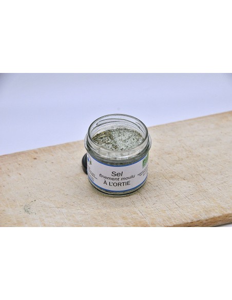Sel finement moulu à l'ortie Bio