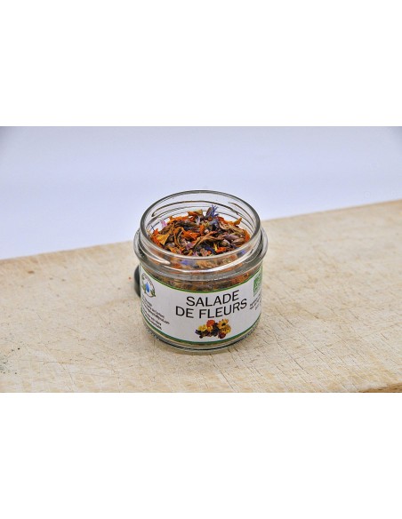 Salade de fleurs Bio