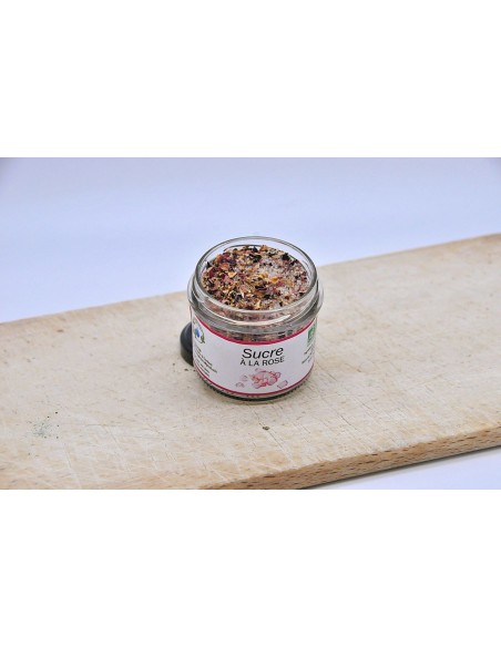 Sucre à la rose Bio