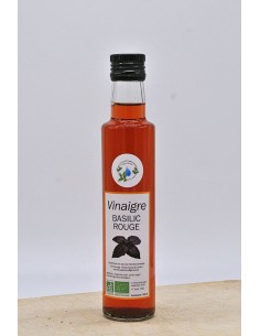 Vinaigre  au Basilic Rouge Bio