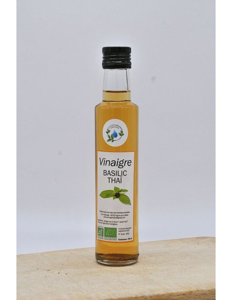 Vinaigre au Basilic Thaï Bio