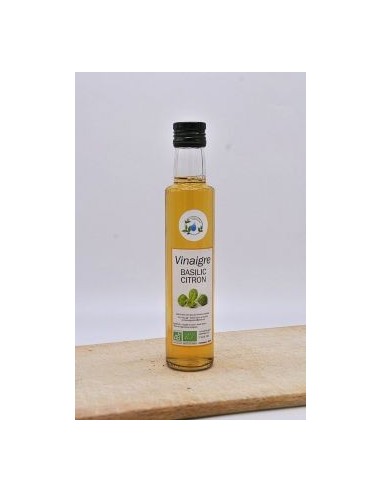Vinaigre au Basilic Citron Bio