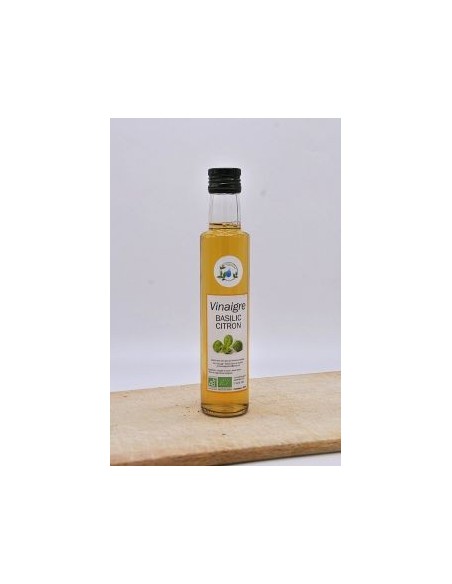 Vinaigre au Basilic Citron Bio
