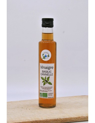 Vinaigre au Basilic Cannelle Bio
