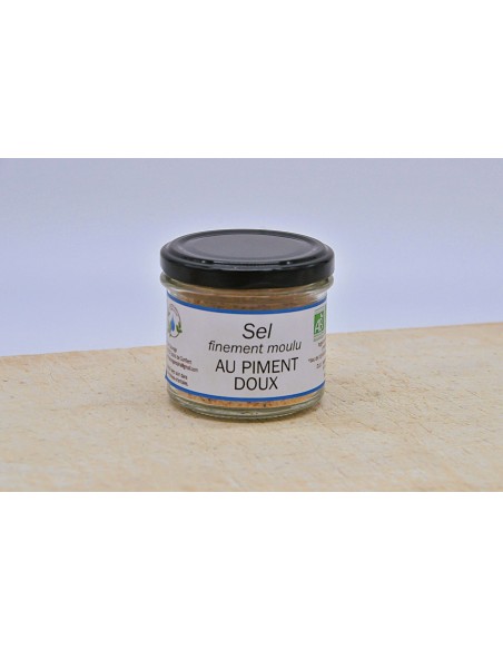 Sel finement moulu au piment doux Bio
